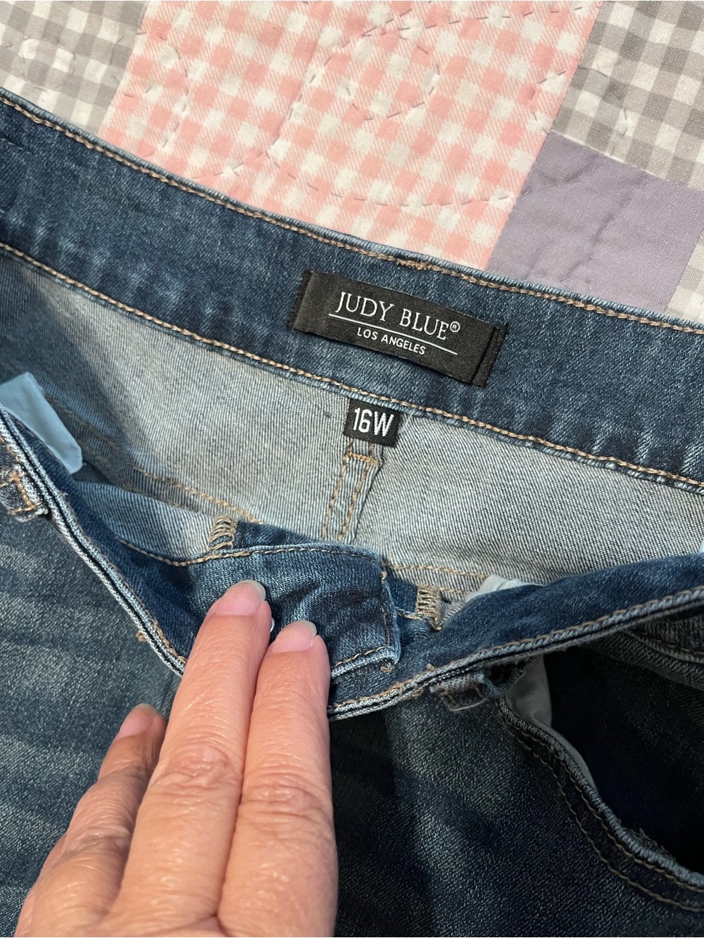 Judy Blue Women’s Medium Blue Stretch Bootcut Denim Jeans - 16W